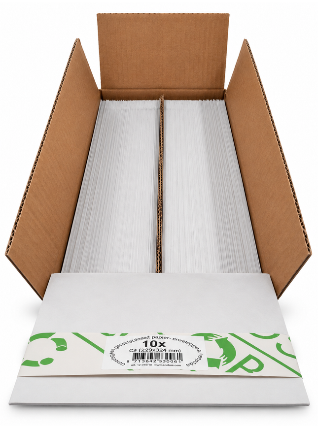 paquet de 10 enveloppes C4 229x324 mm, 95g