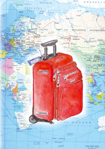 Greeting card travel (F12657)