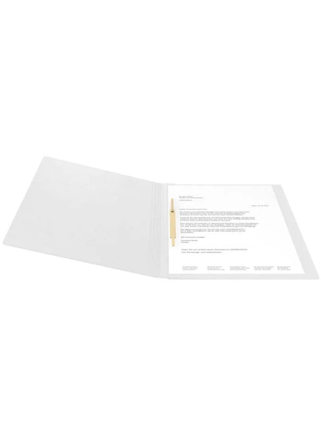 Snelhechtmap glanskarton 355g - A4 - wit