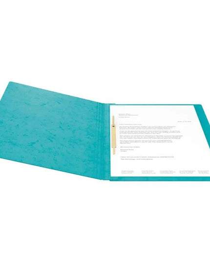 Snelhechtmap glanskarton 355g - A4 - licht blauw