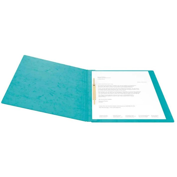 Snelhechtmap glanskarton 355g - A4 - licht blauw