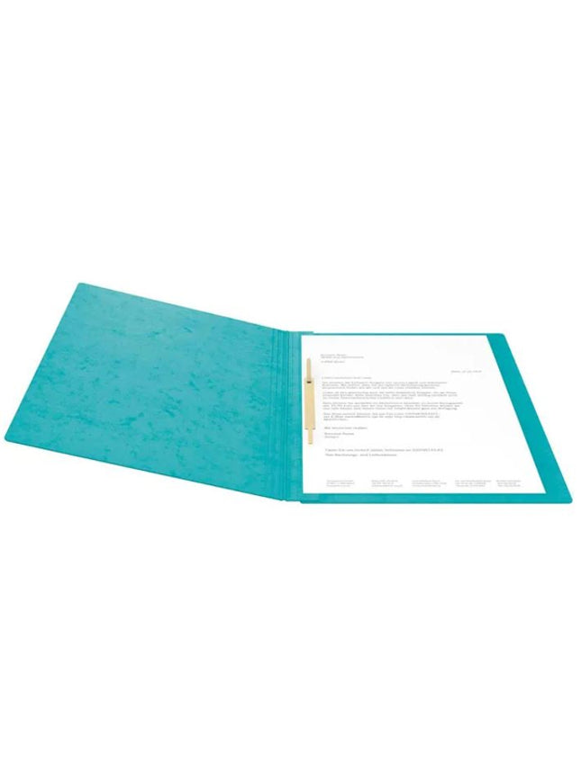 Snelhechtmap glanskarton 355g - A4 - licht blauw