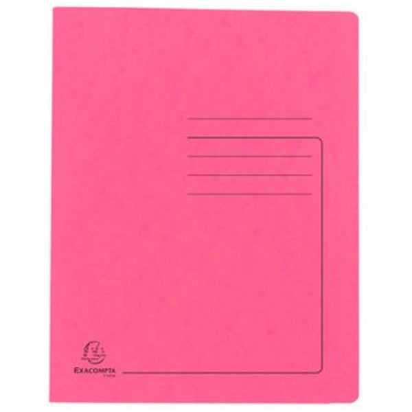 Snelhechtmap glanskarton 355g - A4 - rose