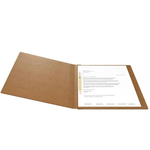 Snelhechtmap glanskarton 355g - A4 - bruin