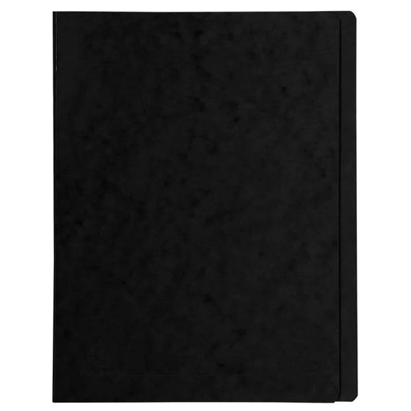 Snelhechtmap glanskarton 355g - A4 - zwart
