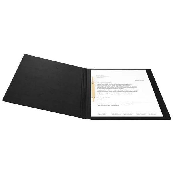 Snelhechtmap glanskarton 355g - A4 - zwart