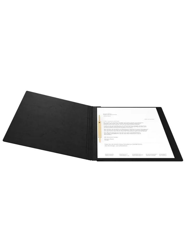 Snelhechtmap glanskarton 355g - A4 - zwart