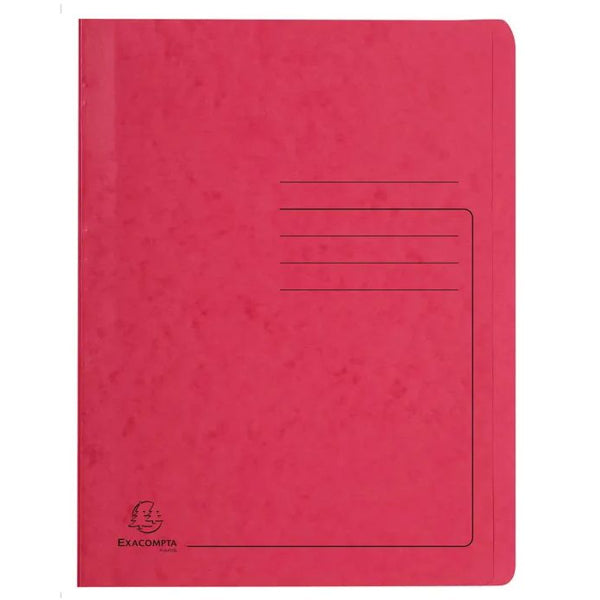Snelhechtmap glanskarton 355g - A4 - rood