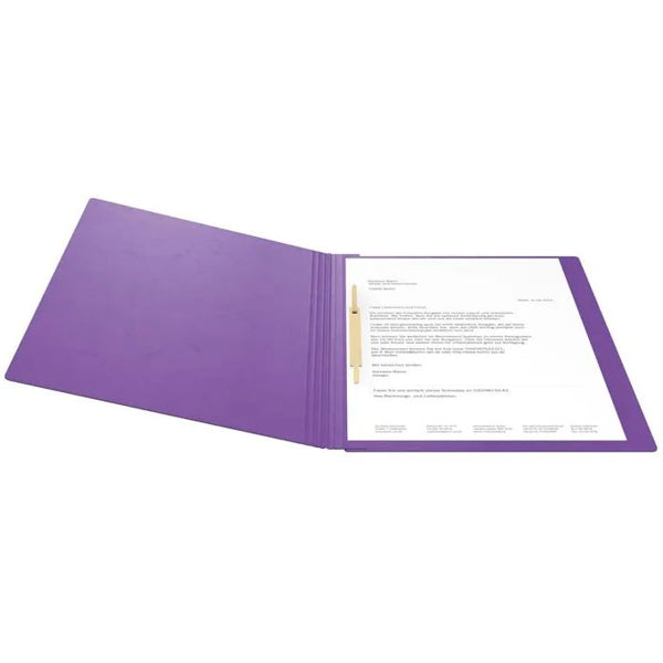 Snelhechtmap glanskarton 355g - A4 - paars