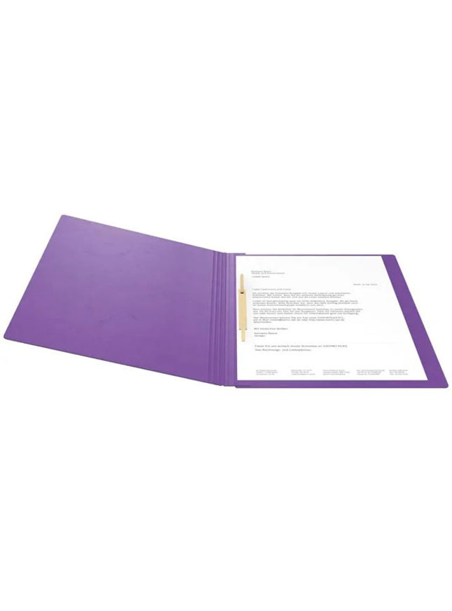 Snelhechtmap glanskarton 355g - A4 - paars