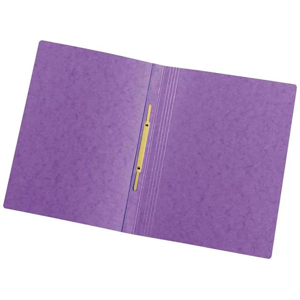 Snelhechtmap glanskarton 355g - A4 - paars
