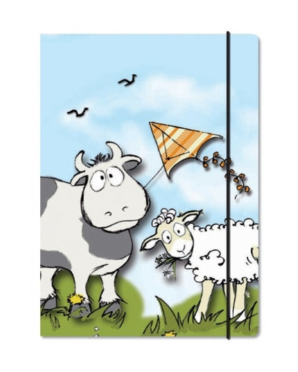 Map A4 "koe en schaap"