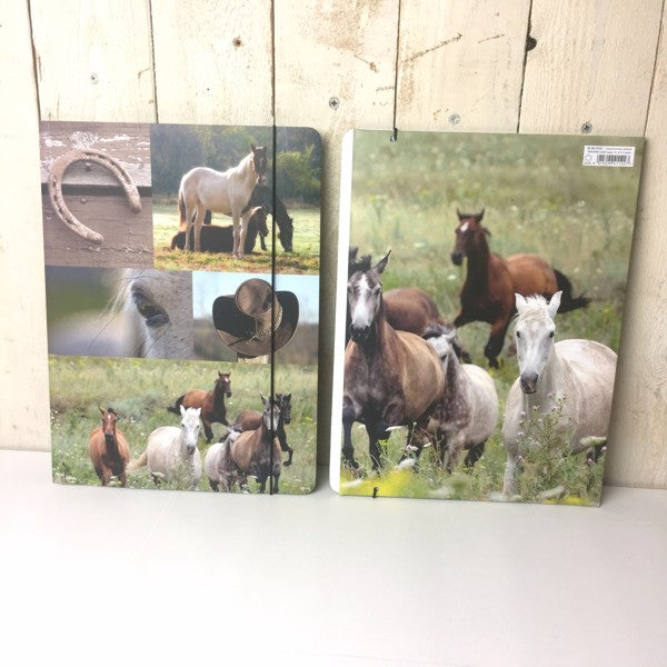 Map A4 "paarden collage"