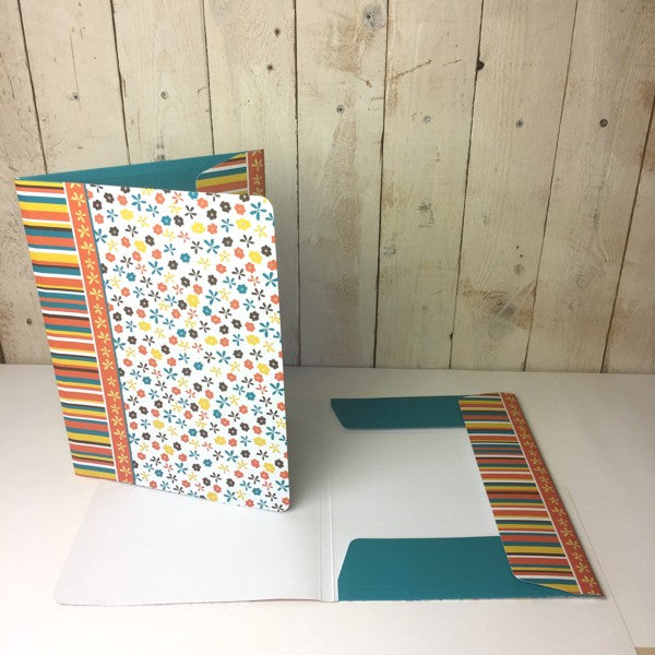 Map A4 "kleine bloemen"