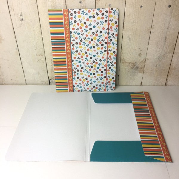 Map A4 "kleine bloemen"