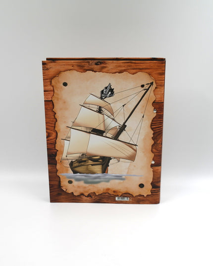 Ringmap recycled karton - piraten