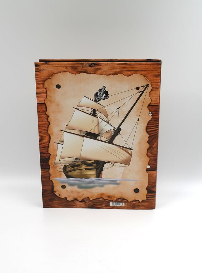 Ringmap recycled karton - piraten