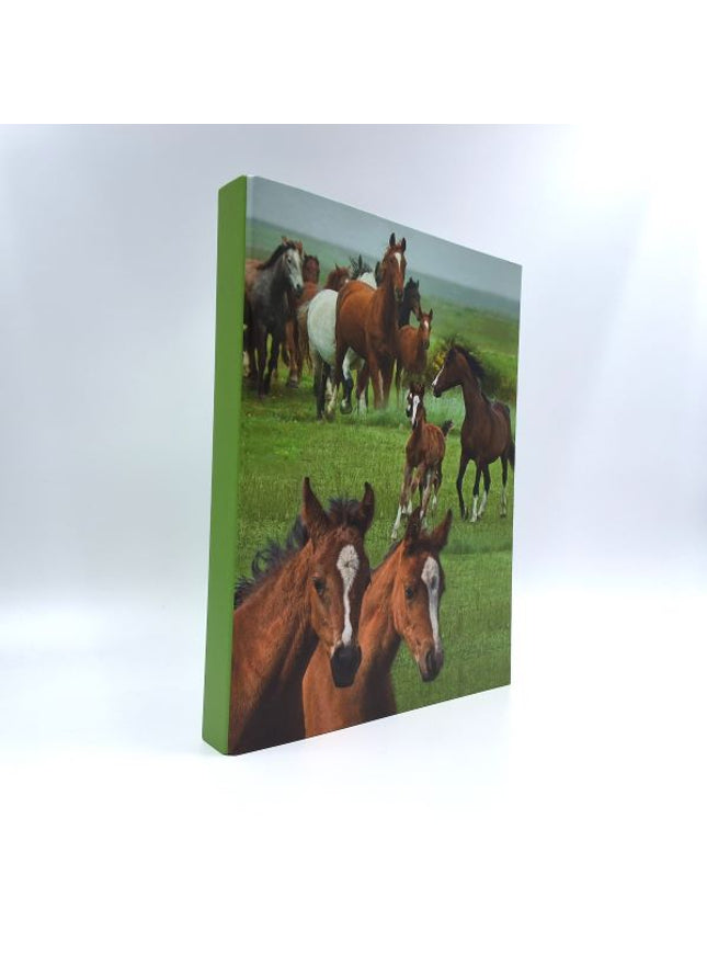 Ringmap recycled karton - wilde paarden