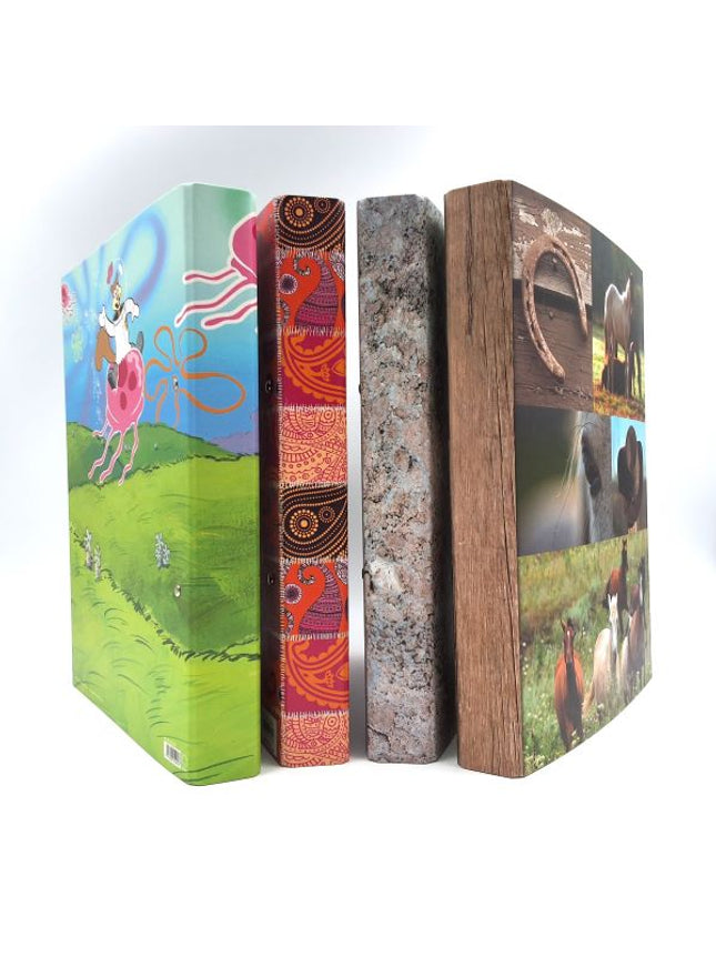 Ringmap recycled karton - patchwork