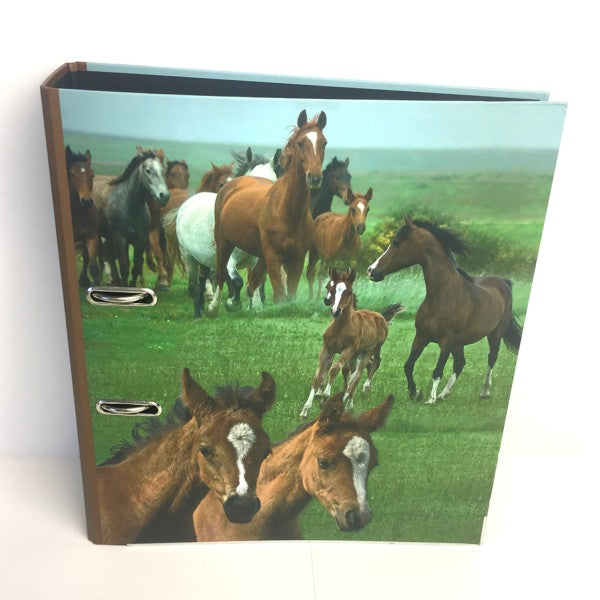 Ringmap recycled karton - wilde paarden