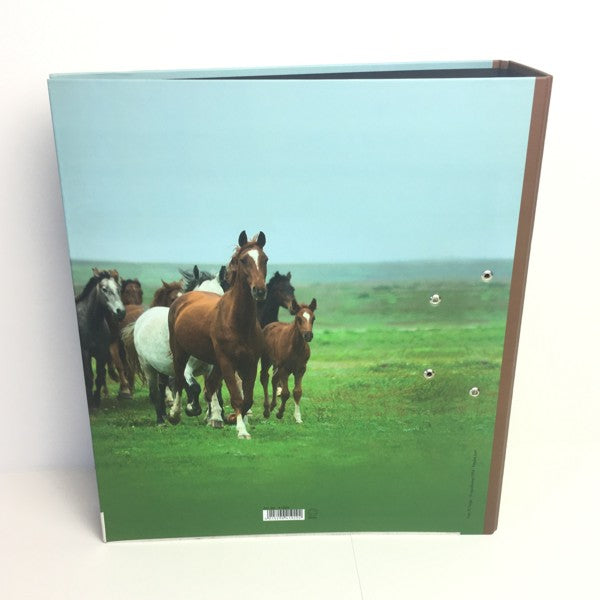 Ringmap recycled karton - wilde paarden