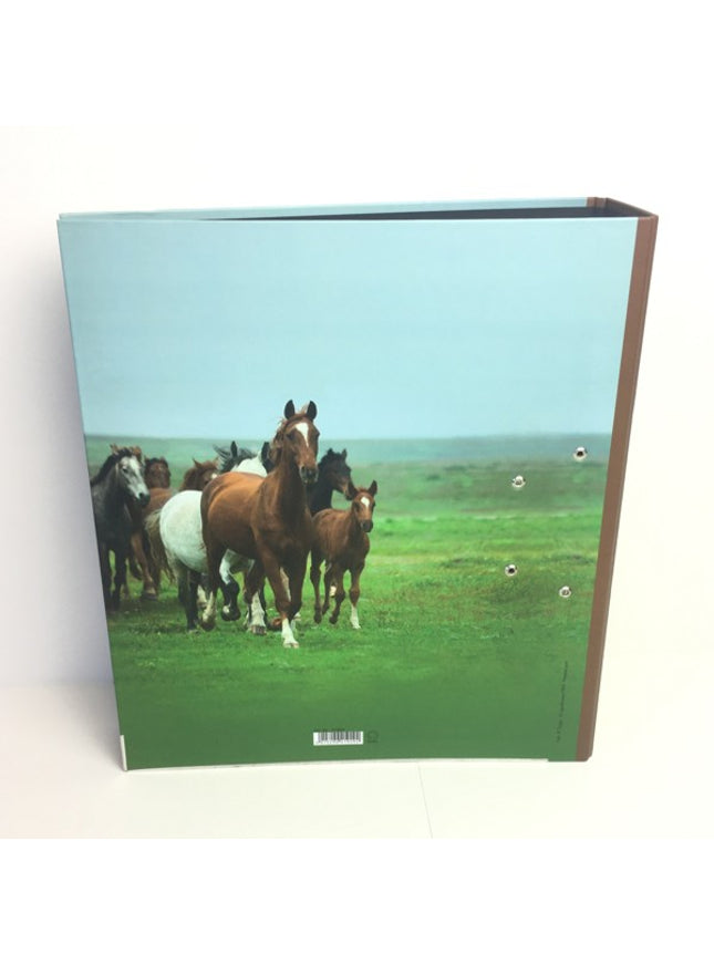 Ringmap recycled karton - wilde paarden
