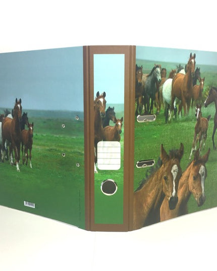 Ringmap recycled karton - wilde paarden