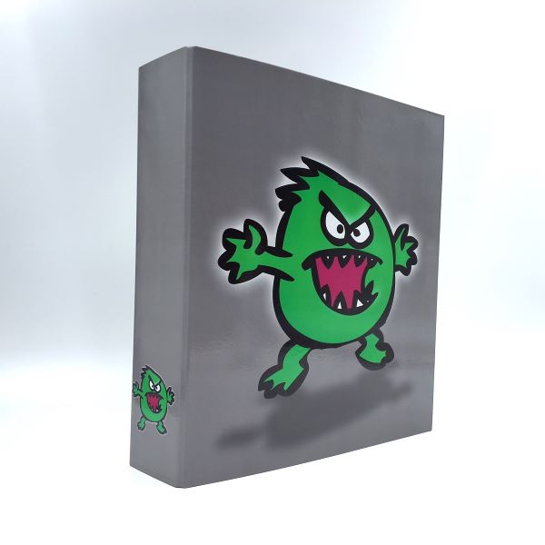 Ringmap recycled karton - monster