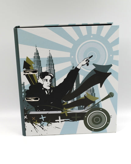 Ring binder recycled cardboard - Urban Style