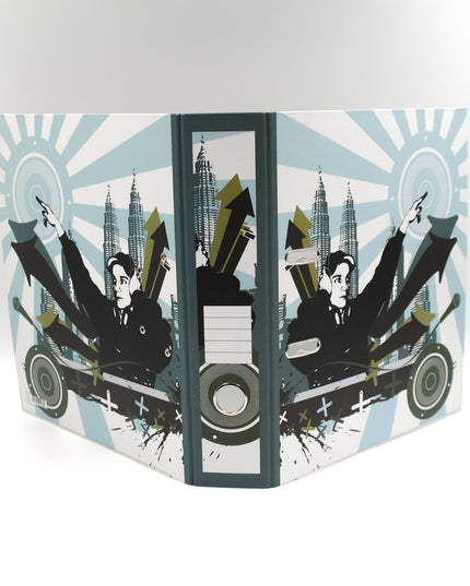 Ring binder recycled cardboard - Urban Style