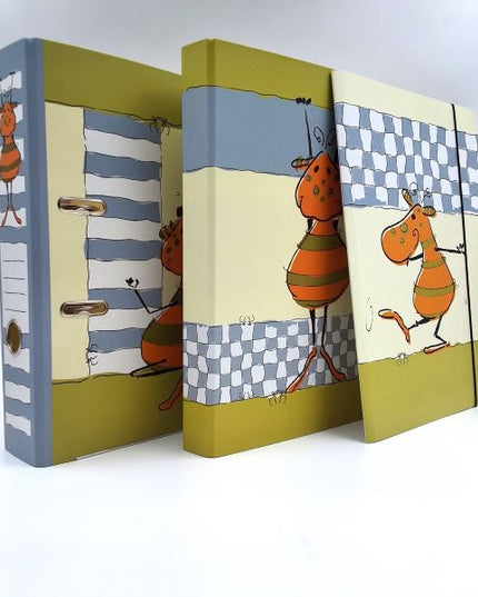 Ring binder recycled cardboard - Grizzle