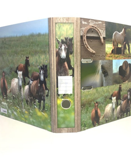 Ringmap recycled karton - paarden collage