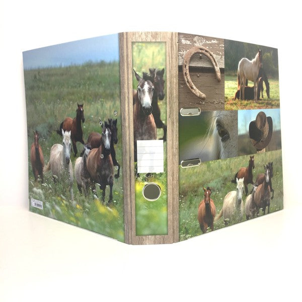 Ringmap recycled karton - paarden collage