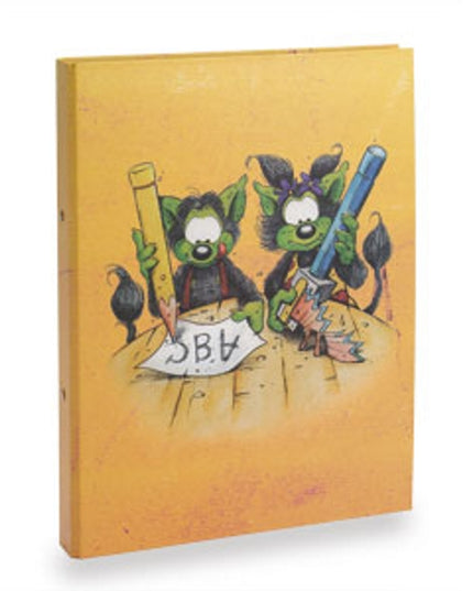 Ring binder recycled cardboard - boo books