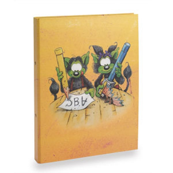 Ring binder recycled cardboard - boo books
