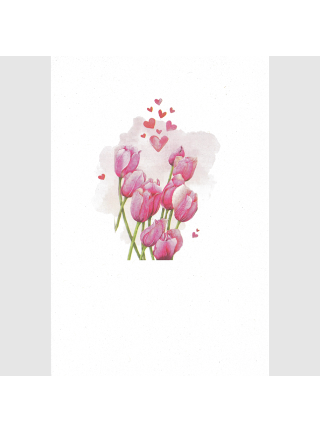 Wenskaart tulpen (F15247)