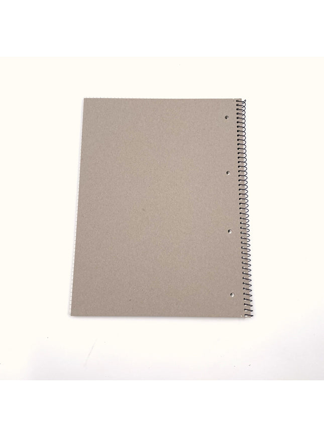 Collegeblok A4 - geruit 5x5 mm - "Grizzle"