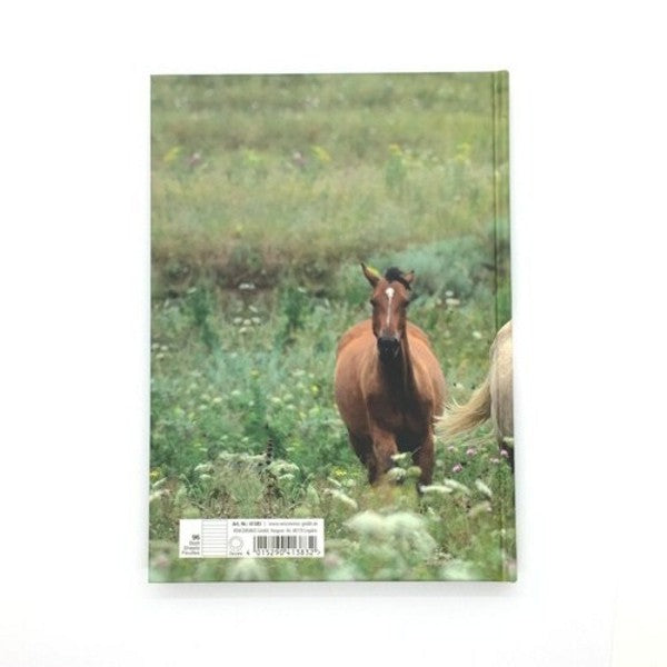 Boek met harde kaft A5 - paarden collage