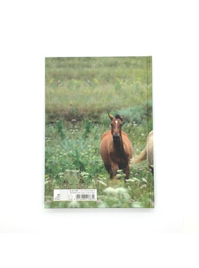 Boek met harde kaft A5 - paarden collage
