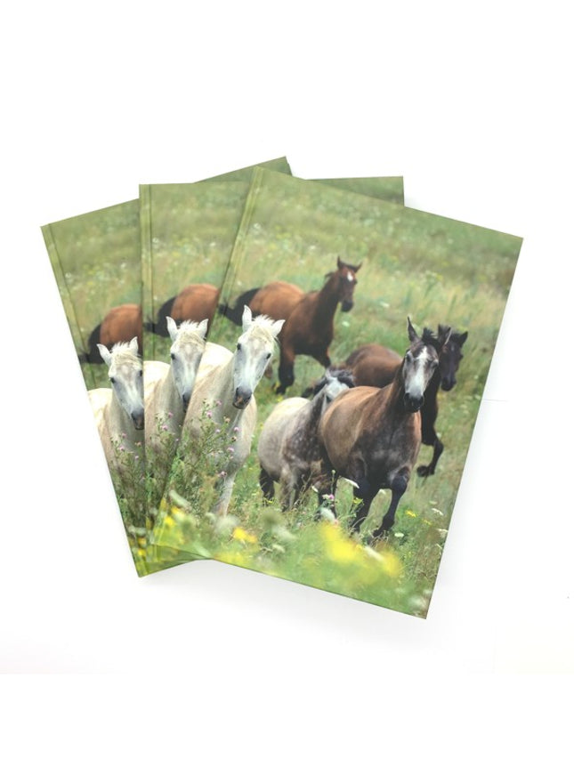 Boek met harde kaft A5 - paarden collage