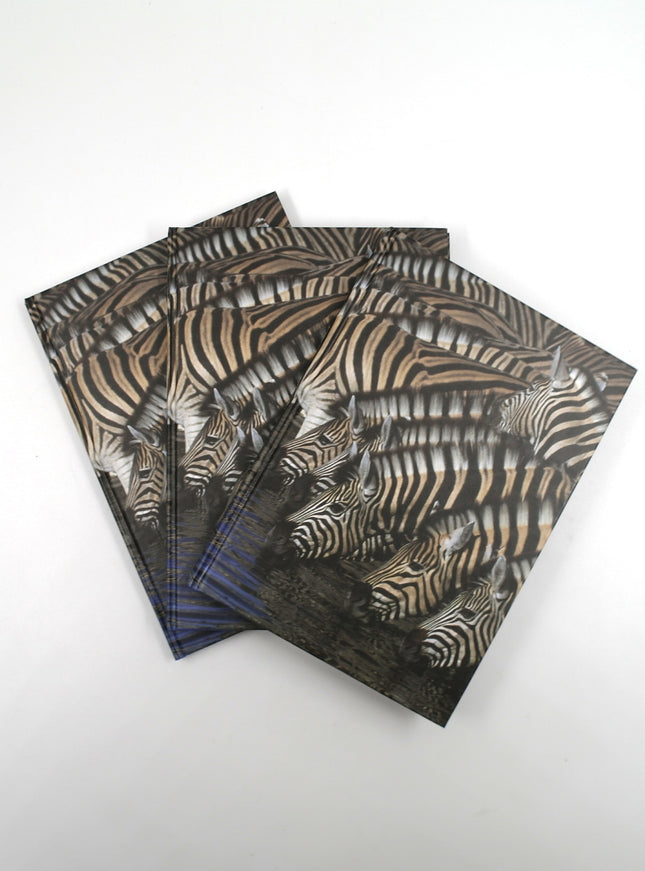 Boek met harde kaft A5 - zebra's