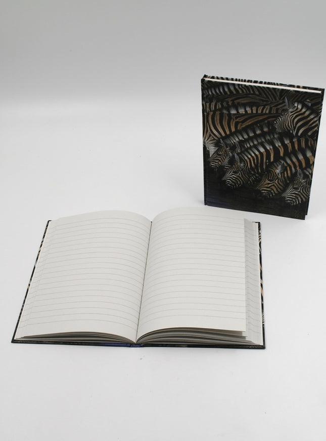 Boek met harde kaft A5 - zebra's