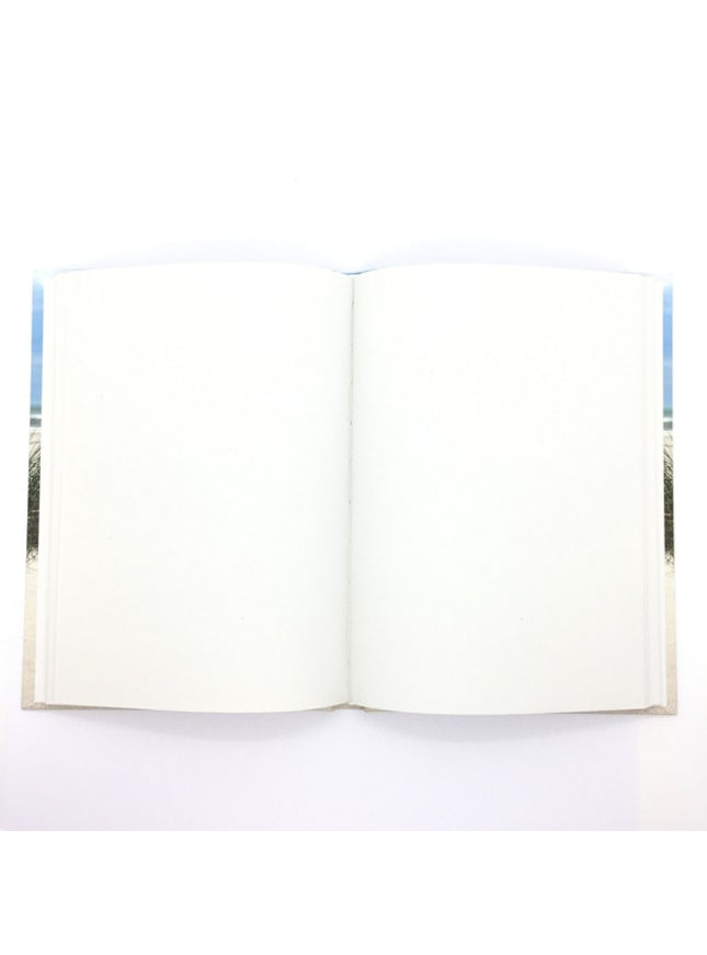 Boek met harde kaft A5 - teddy bij de zee