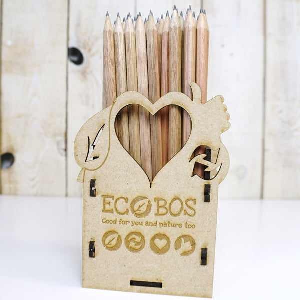 Ecobos koker met 72 zeskantige potloden - FSC 100%
