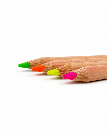 Fluo-kleurdikkerd 14 cm - in verschillende kleuren