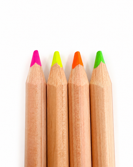 Fluo-kleurdikkerd 14 cm - in verschillende kleuren