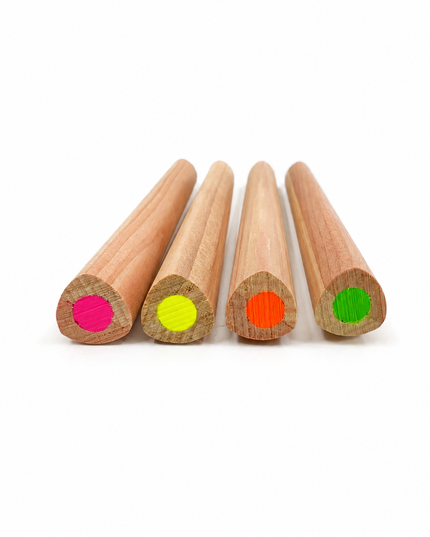 Fluo-kleurdikkerd 14 cm - in verschillende kleuren