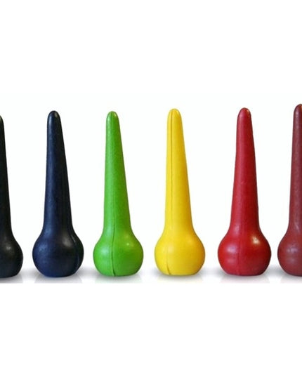 ökonorm - waskrijtjes kleurdruppels 6 kleuren in doos