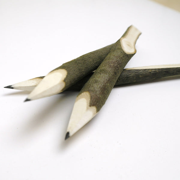 Hazelnoottak-potlood ca. 14 cm