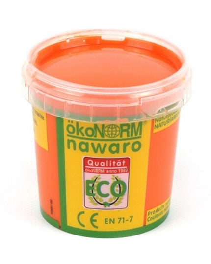 vingerverf 4 kleuren (4x 150ml) - oranje, bruin, zwart, wit